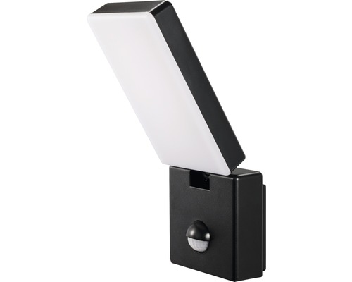 Proiector LED exterior Faro C 15W 1100 lumeni IP65, senzor de mișcare, lumină neutră Lampa de perete cu senzor de mișcare