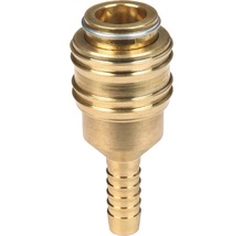 Adaptor din alamă cu capăt canelat pentru racordarea furtunului