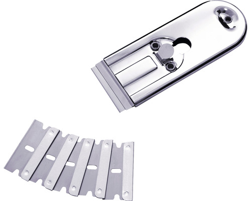 Racletă pentru sticlă cu lame de rezervă