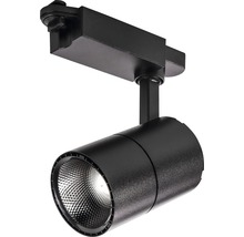 Spot negru cu LED pentru șină