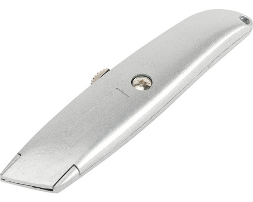 Cutter cu mâner metalic și glisor pentru lamă