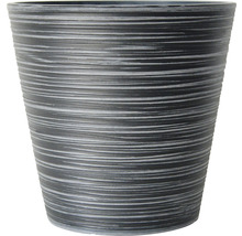 Ghiveci de flori din plastic cu structură orizontală în linii