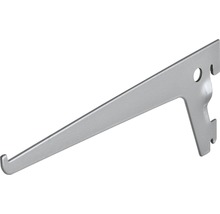 Suport simplu raft pe șină Dolle Single Slot 200mm, argintiu, pentru rafturi modulare-thumb-0