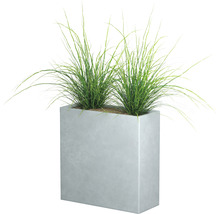 Jardinieră dreptunghiulară cu plante