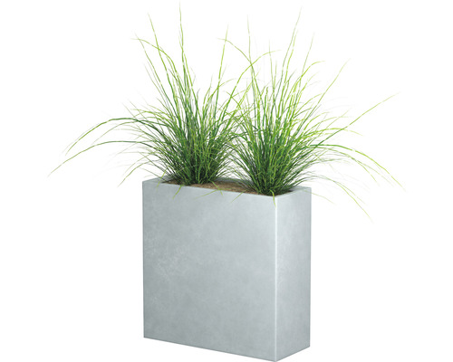 Jardinieră dreptunghiulară cu plante