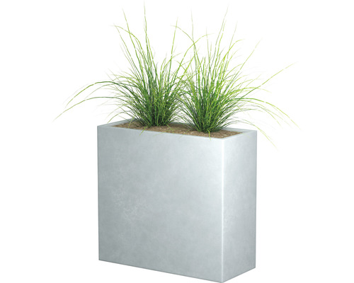 Jardinieră dreptunghiulară cu plante