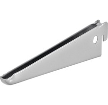 Suport dublu raft pe șină Dolle Double Slot 170mm, argintiu, pentru rafturi modulare