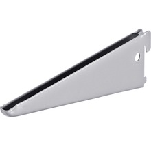 Suport dublu raft pe șină Dolle Double Slot 220mm, argintiu, pentru rafturi modulare