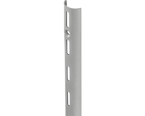 Șină semirotundă de perete Dolle Halfpipe 1495mm, argintie, pentru rafturi modulare
