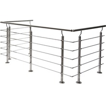 Balustradă din oțel inoxidabil cu bare orizontale