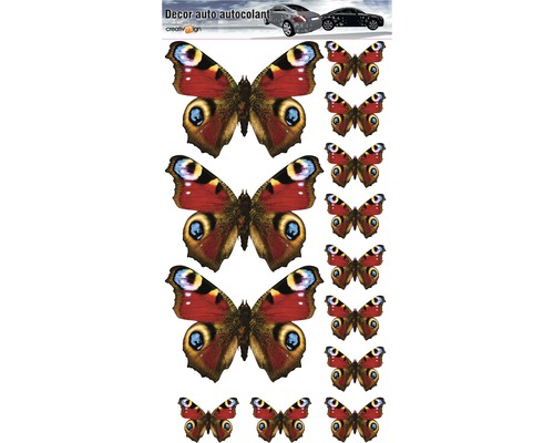 Autocolante auto decorative cu motiv fluture
