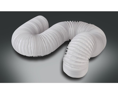 Furtun din plastic și oțel Rotheigner Ø 150mm 1 m alb