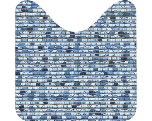 Placă de mozaic în tonuri de albastru și alb