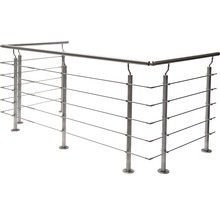 Balustradă din oțel inoxidabil cu cabluri orizontale