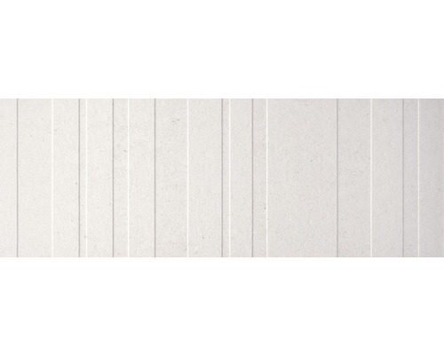 Faianță baie / bucătărie Limestone White Relieve rectificată 40x120 cm