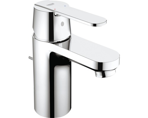 Baterie lavoar monocomandă GROHE Get cartuș ceramic 35 mm GROHE SilkMove set evacuare cu tijă crom