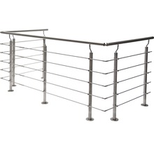 Balustradă din oțel inoxidabil cu cabluri orizontale