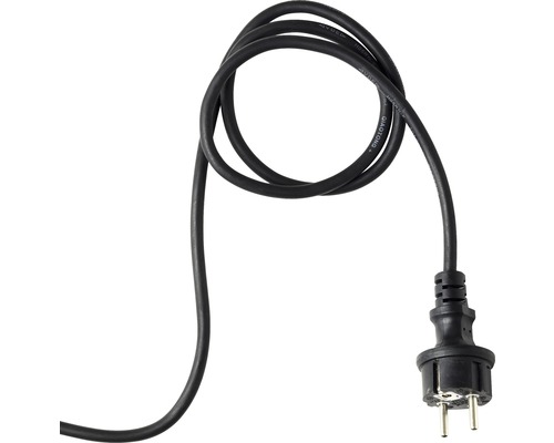 Cablu de alimentare negru cu ștecher pentru aparate electrice