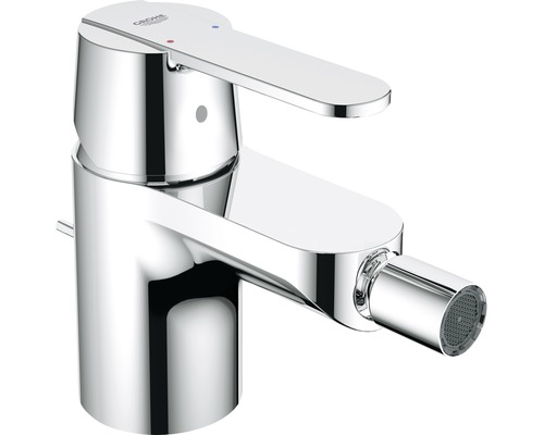 Baterie bideu monocomandă Grohe Get cartuș ceramic 35 mm Grohe SilkMove aerator Grohe EcoJoy set evacuare cu tijă crom