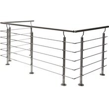 Balustradă din oțel inoxidabil cu bare orizontale