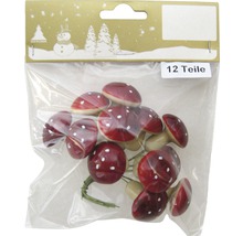 Pachet cu doisprezece ciuperci decorative Amanita muscaria