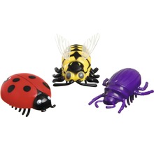 Jucărie pentru pisici sub formă de gândac, albină, păianjen, culori asortate-thumb-0