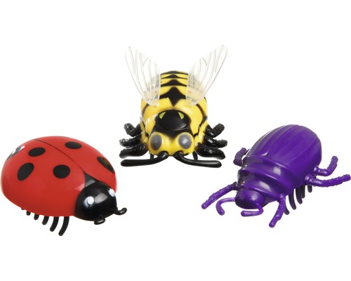 Jucărie pentru pisici sub formă de gândac, albină, păianjen, culori asortate-0