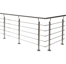 Balustradă din oțel inoxidabil cu bare orizontale