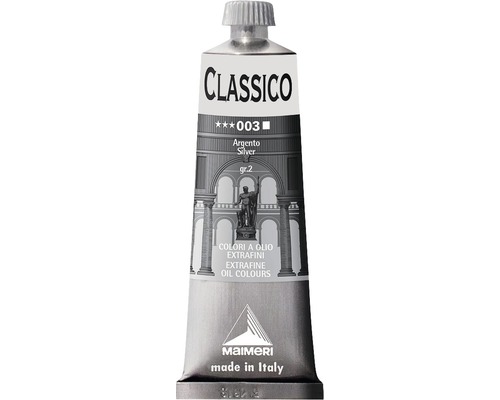 Culoare ulei Classico Maimeri 003 Silver 60 ml-0