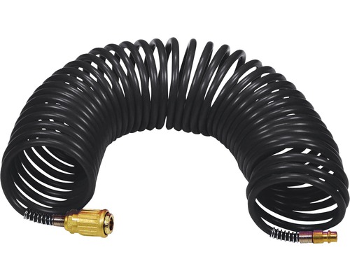 Furtun spiralat Stanley 10m, cuple rapide