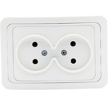 Priza dublă pentru interior