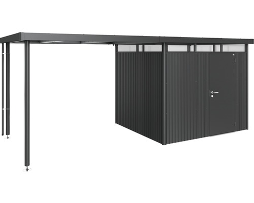 Magazie metalică pentru unelte cu baldachin și ușă