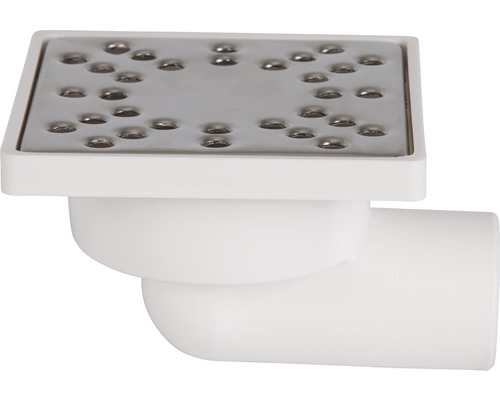 Sifon pardoseală CRIMEL 100x100 mm ieșire orizontală Ø 40 mm buc