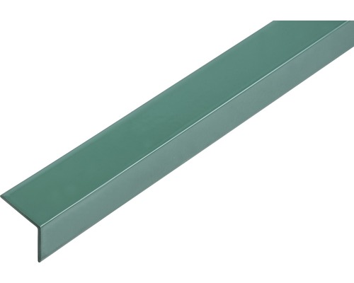 Cornier aluminiu Alberts 14,5x11,5x1,5 mm, lungime 2m, culoare verde, autoadeziv