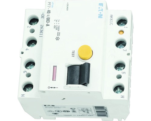 Întrerupător de protecție la curent rezidual Eaton