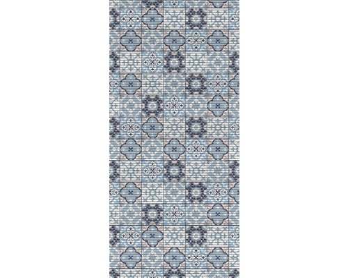 Model de faianță cu motive geometrice și florale