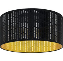 Plafonieră Varillas E27 max. 1x40W, negru/auriu