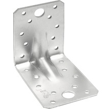 Conector unghiular din metal cu găuri