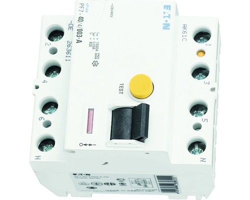 Întrerupător de circuit cu curent rezidual Eaton