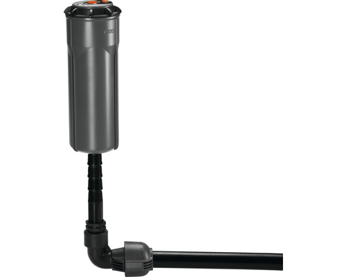 Aspersor telescopic cu racord