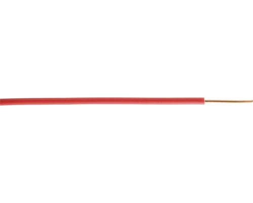 Conductor FY (H07V-U) 1,5mm² roșu, inel 100m