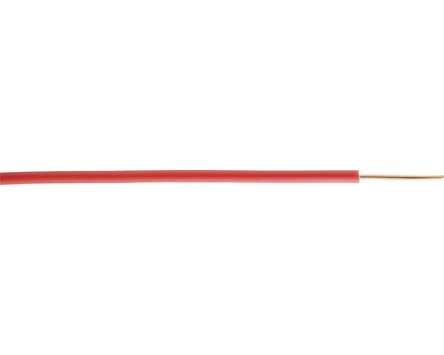 Conductor FY (H07V-U) 1,5mm² roșu, inel 100m Pensulă cu mâner de lemn
