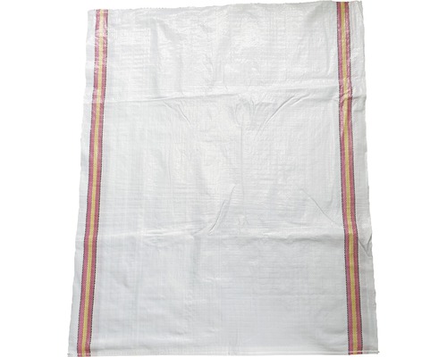 Sac rafie 110x90 cm, max. 100 kg Sac de iută alb cu dungi colorate