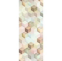 Model abstract de cuburi pentru design de perete