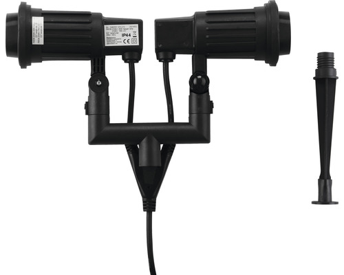 Reflector dublu cu țăruș de pământ pentru exterior