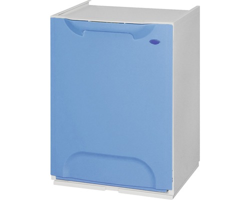Coș de gunoi modular ArtPlast Eco-Logico 35x30x49 cm, albastru, pentru deșeuri din hârtie și carton