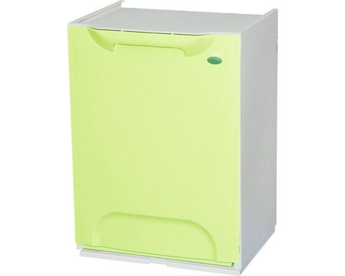 Coș de gunoi modular ArtPlast Eco-Logico 35x30x49 cm, verde, pentru deșeuri din sticlă