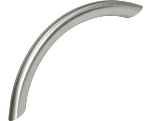 Mâner pentru mobilă distanță perforații 96mm, inox periat