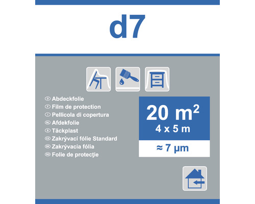 Folie de protecție cu o suprafață de 20 metri pătrați