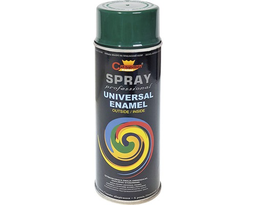 Spray profesional email universal Champion RAL 6005 verde mușchi 400 ml